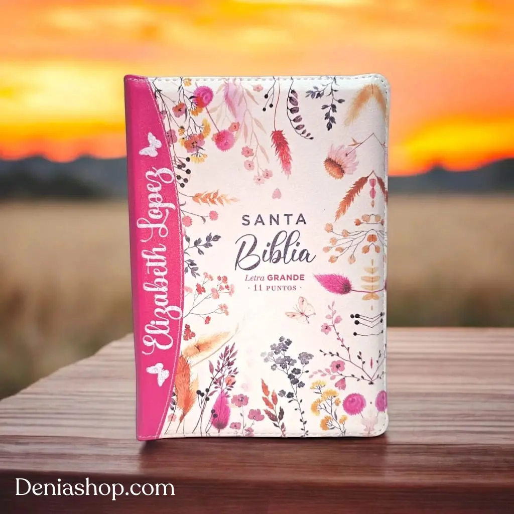 deniashop-biblia-fuchsia-diseño-floreado-letra-grande-reina-valera-1960