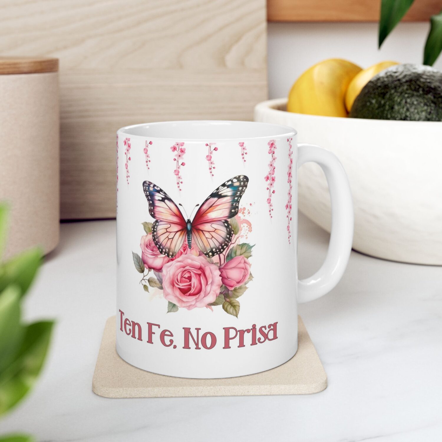 Ten fe, no Prisa Taza de Ceramica de 11oz