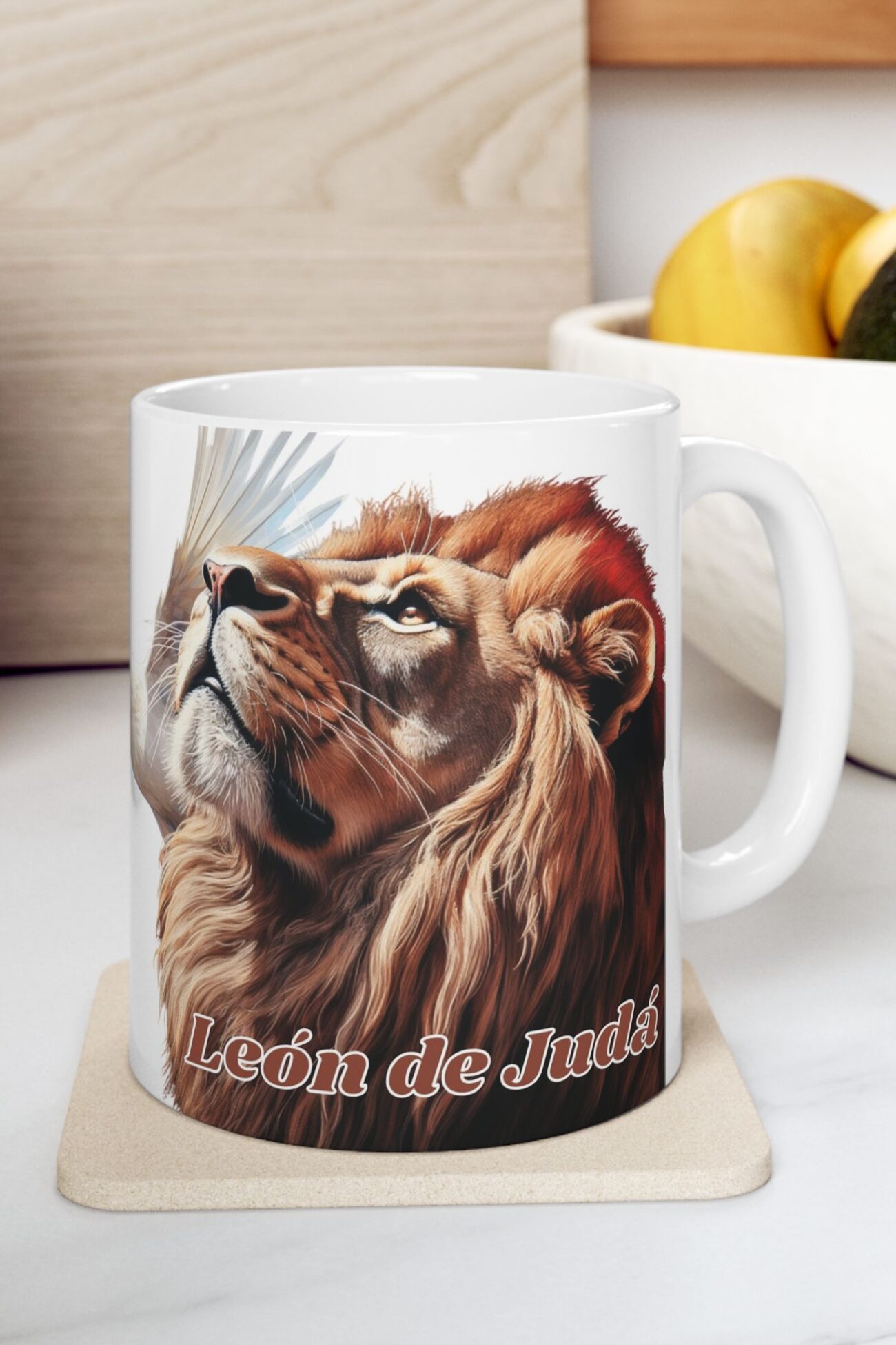 León de Judá Taza de Ceramica de 11oz