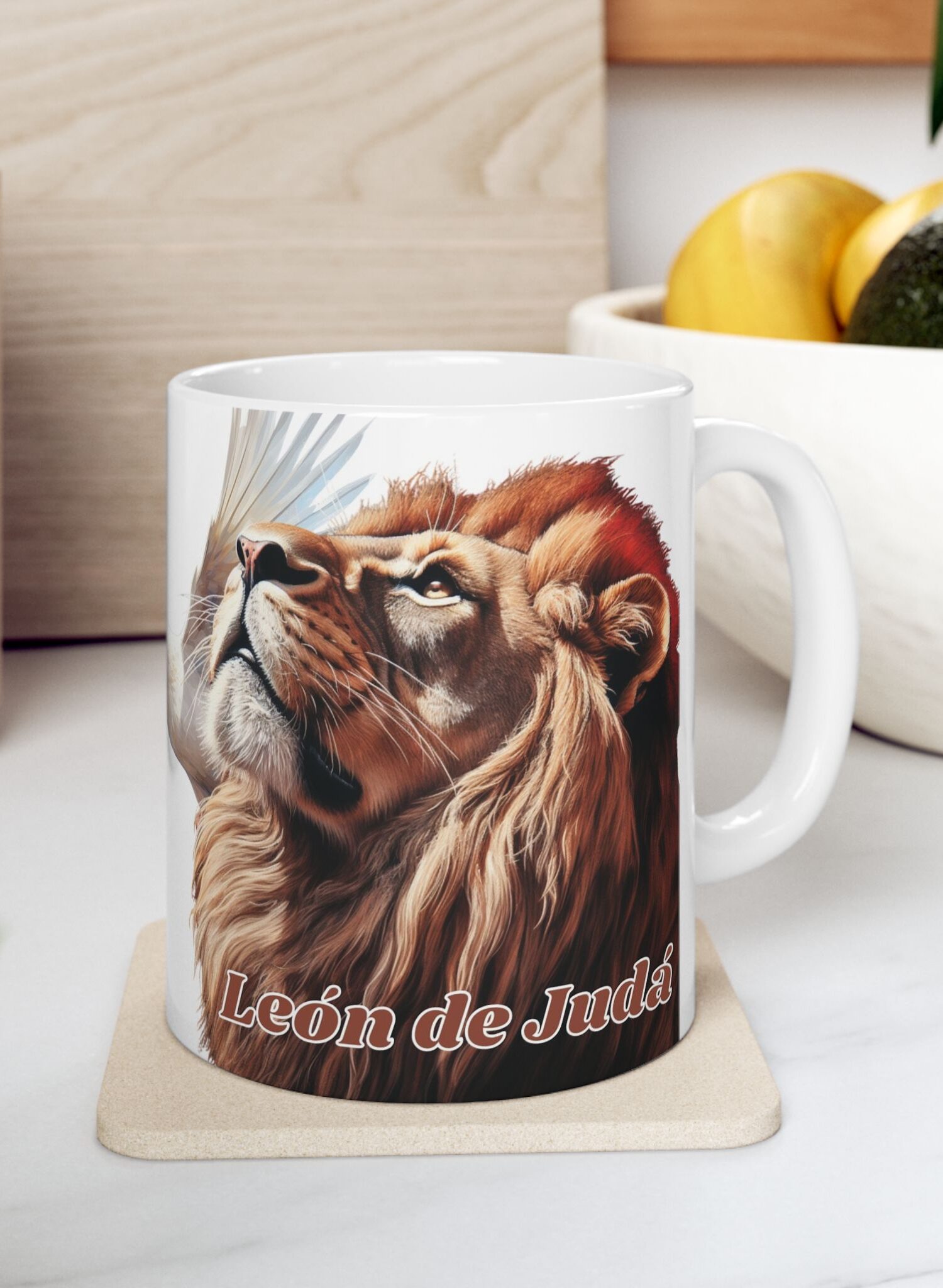 León de Judá Taza de Ceramica de 11oz