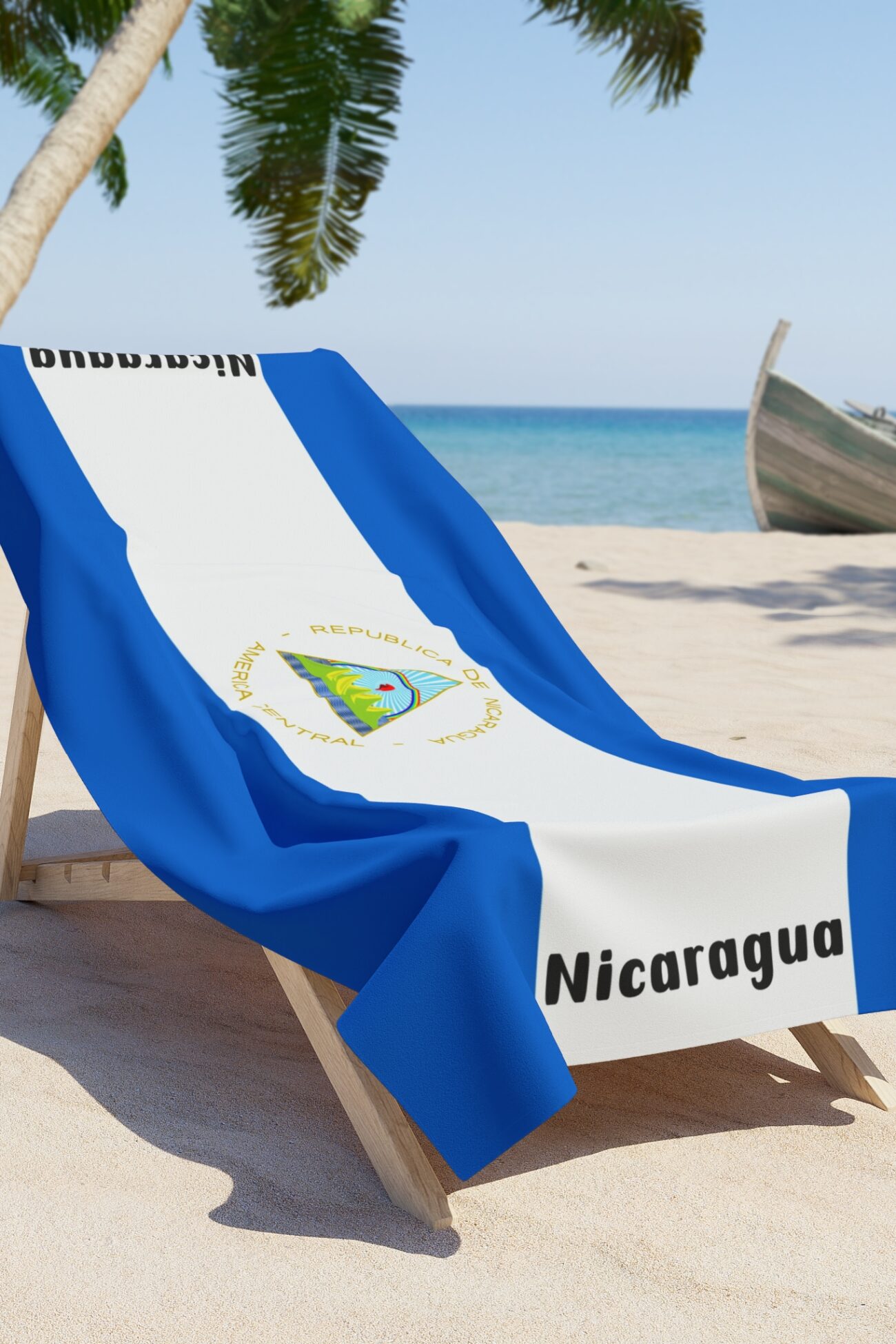 Toalla con Bandera de Nicaragua