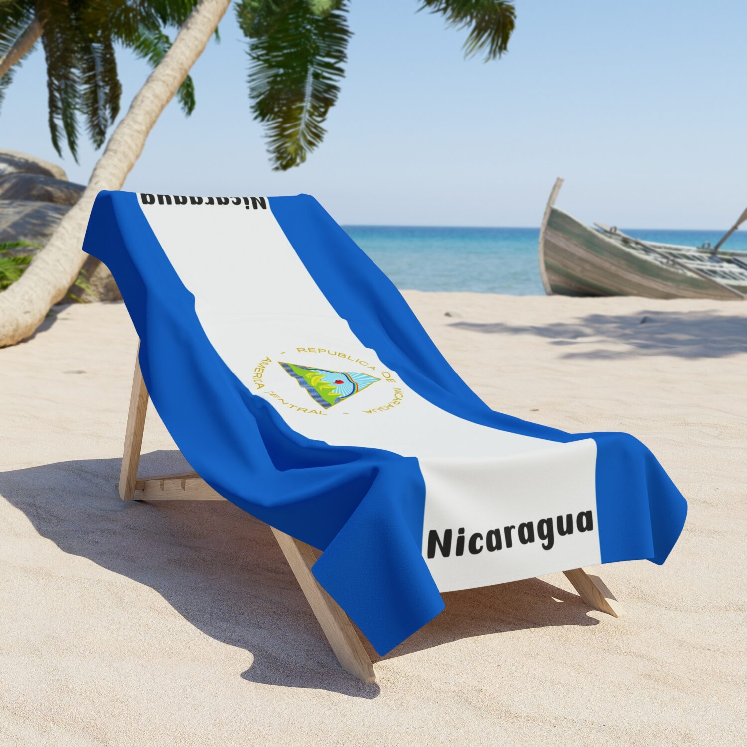 Toalla con Bandera de Nicaragua