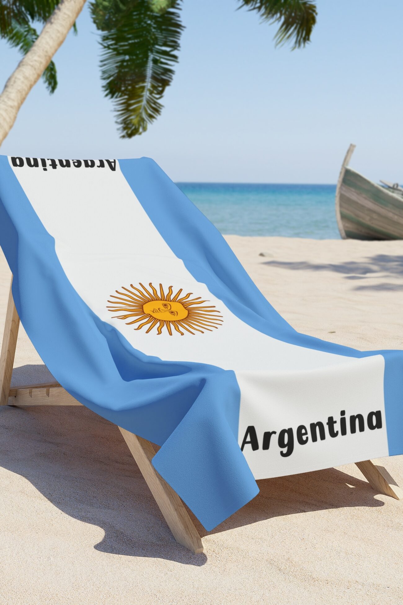 Toalla con Bandera de Argentina