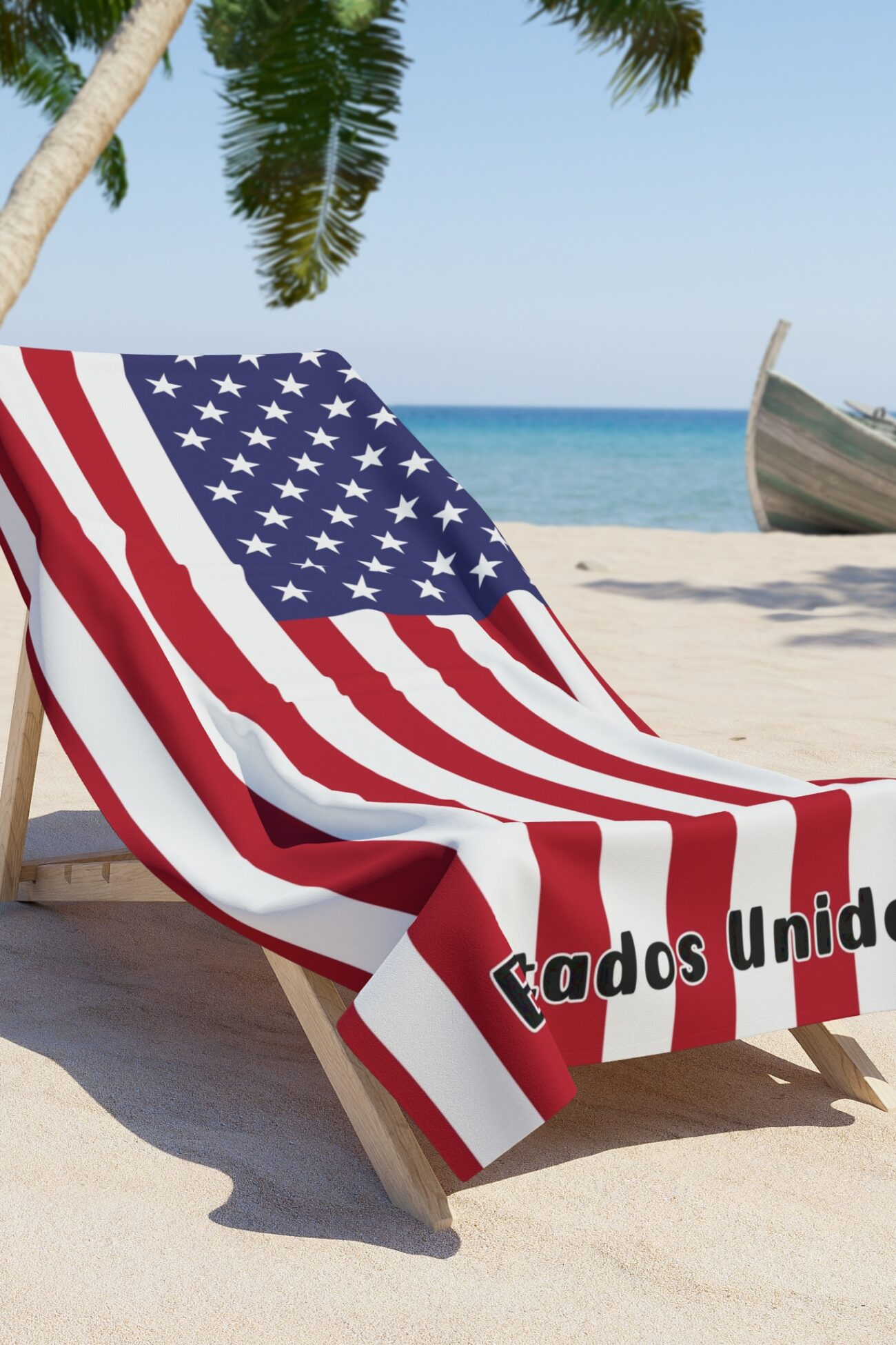 Toalla con Bandera de Estados Unidos