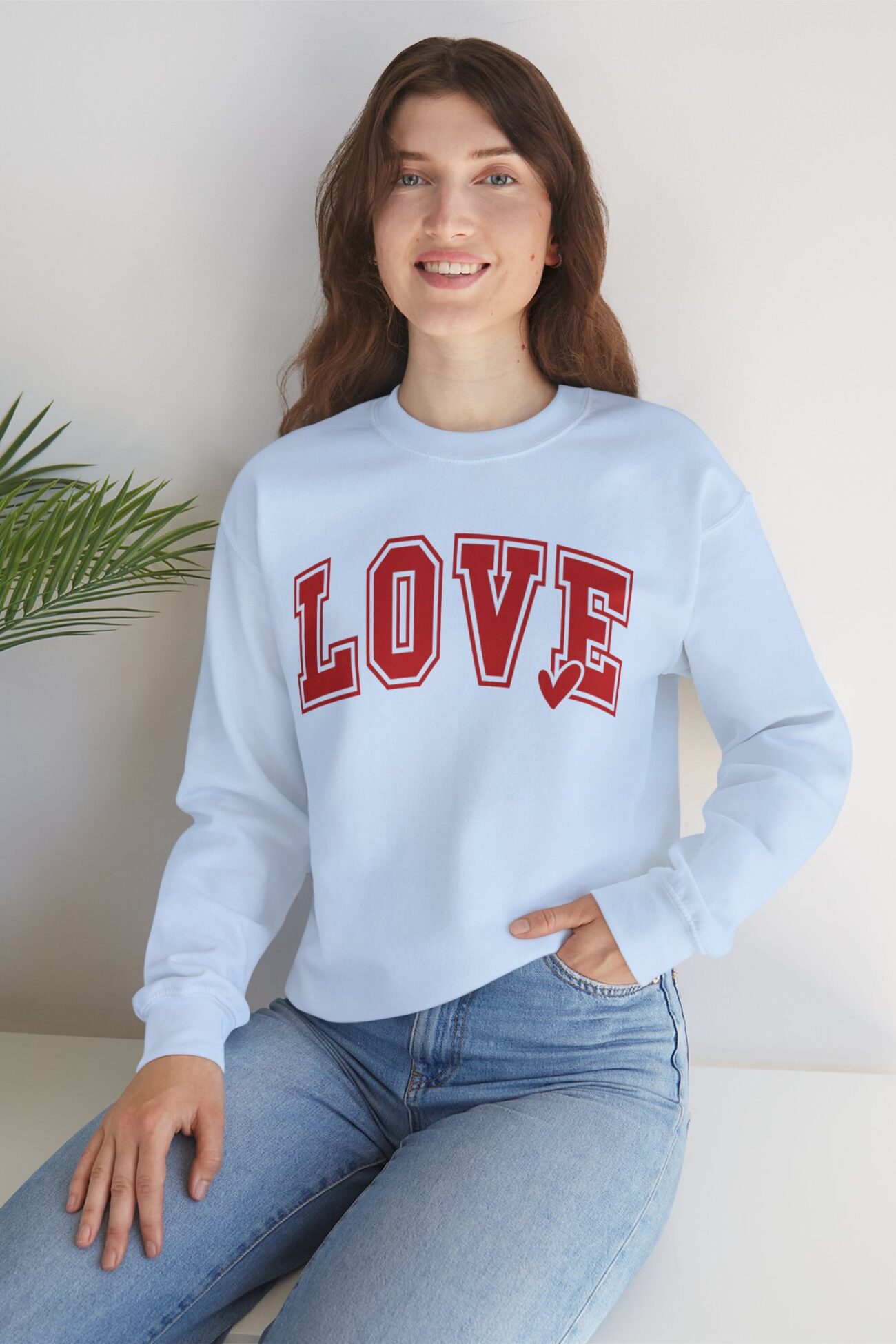 Love Heavy Blend Crewneck Sweatshirt