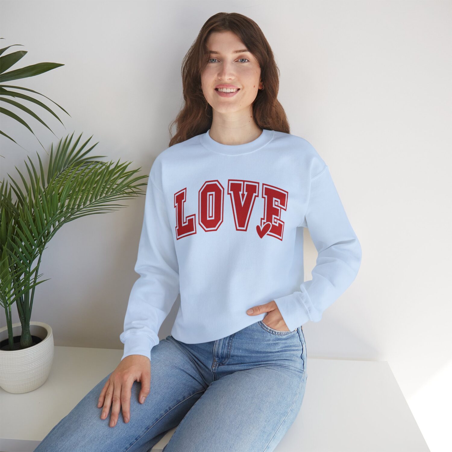 Love Heavy Blend Crewneck Sweatshirt