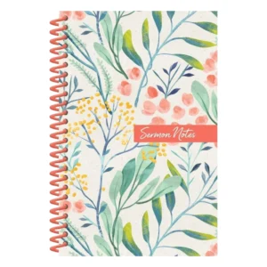 Sermon Notes Journal Floral
