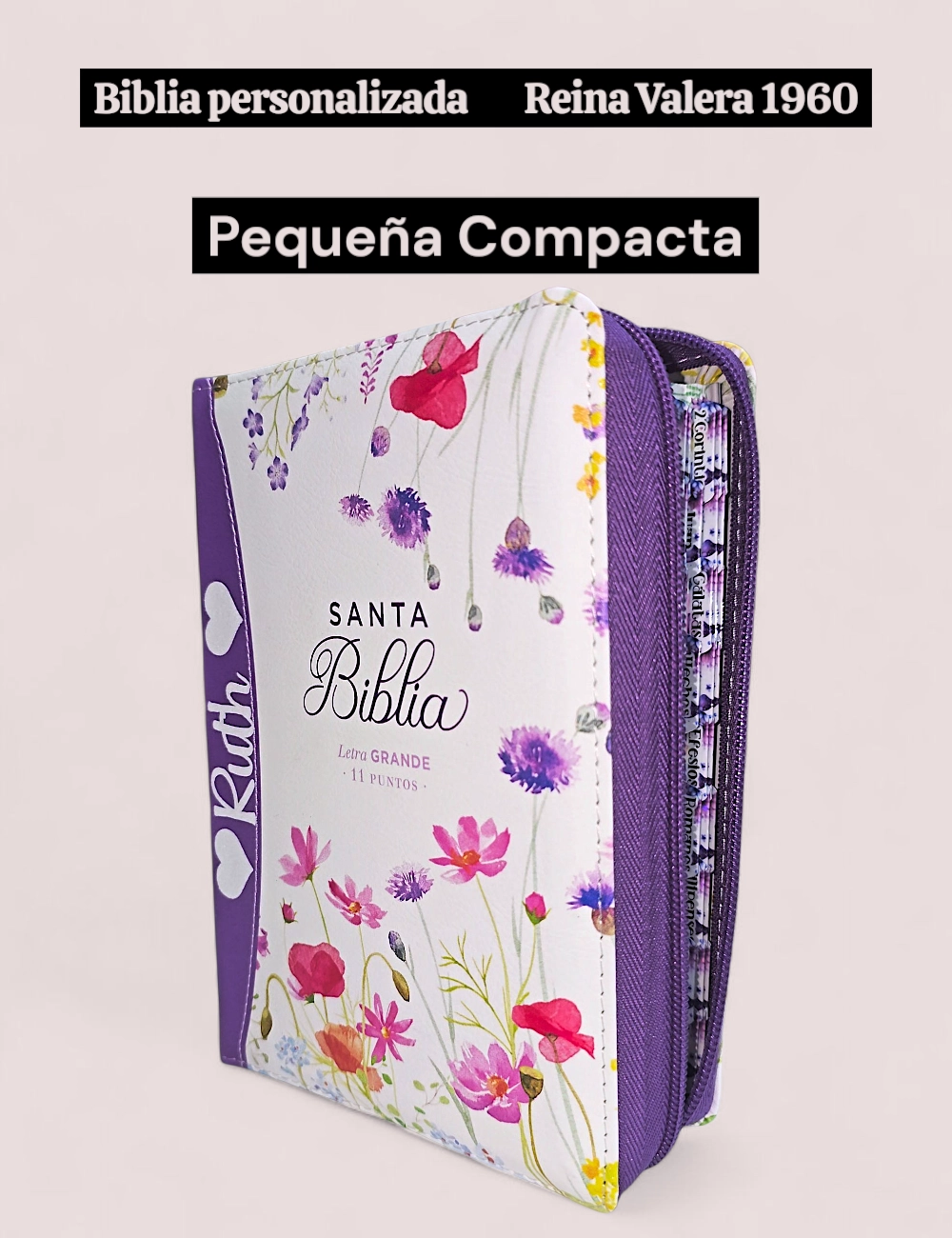 biblia-personalizada-morada-jardin-letra-grande-de-11-puntos-reina-valera-1960-tamano-compacta-con-cierre-espanol