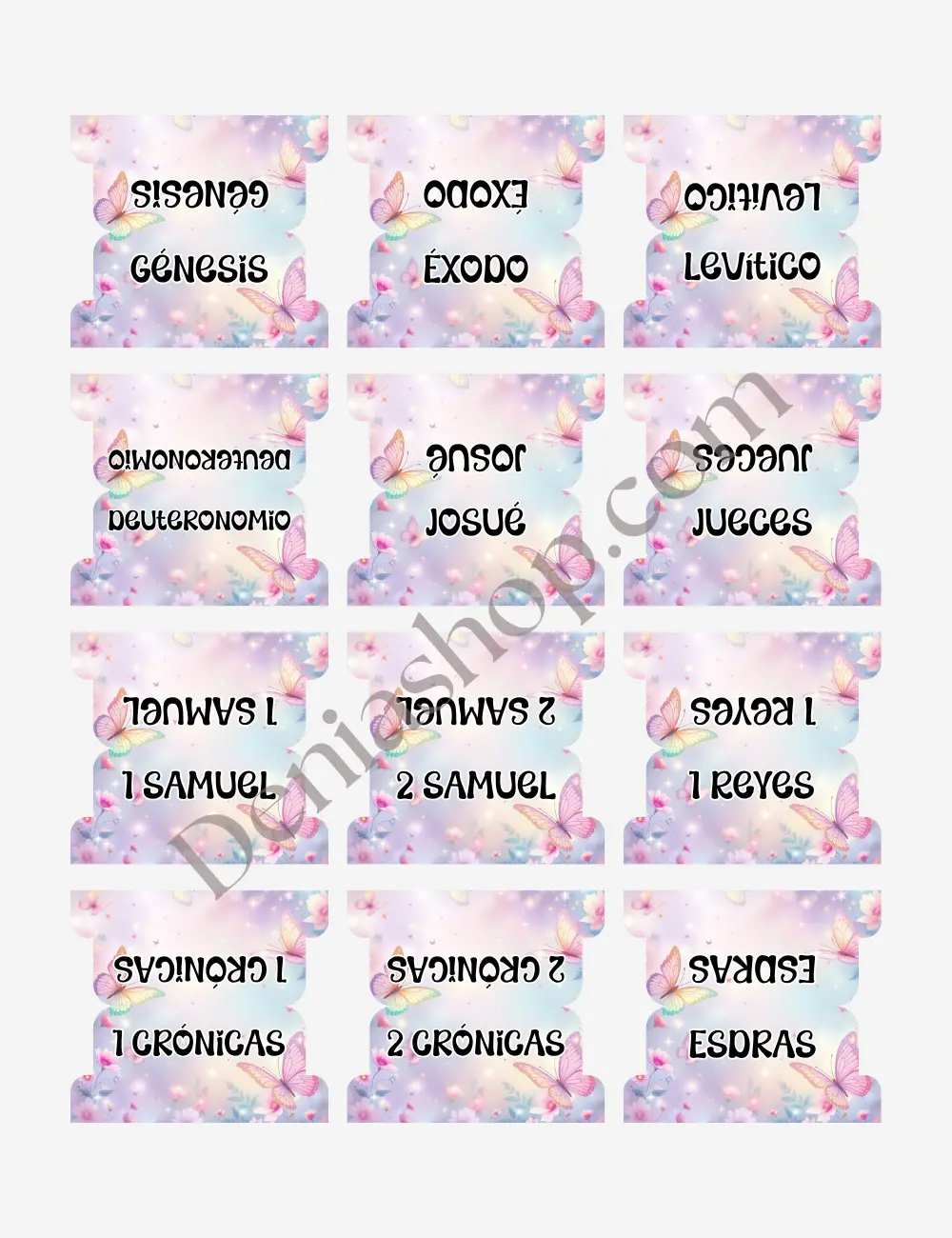Indices Jardín Celestial para Biblia English / Español