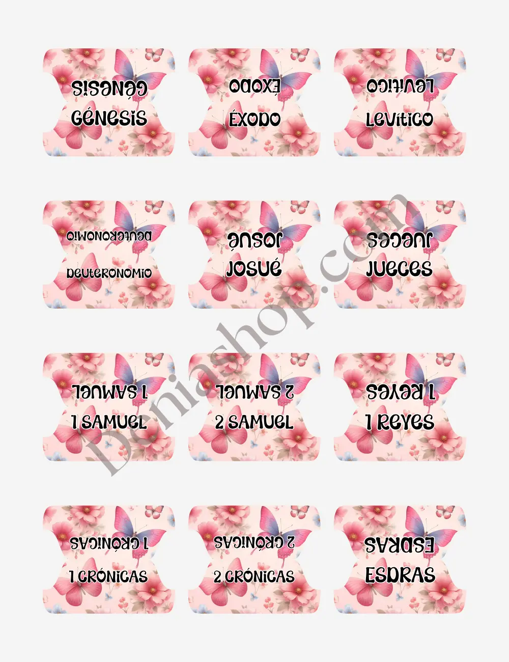 Indices Corona de Amor para Biblia English / Español