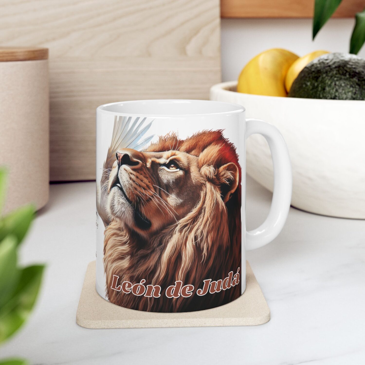 León de Judá Taza de Ceramica de 11oz