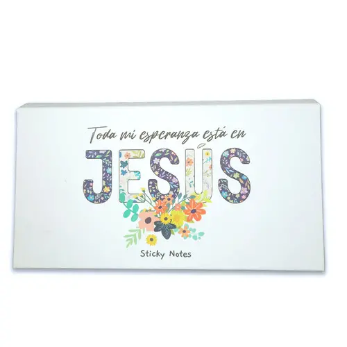 Sticky Notes: Mi Esperanza está en Jesús, Estuche con Notas Adhesivas