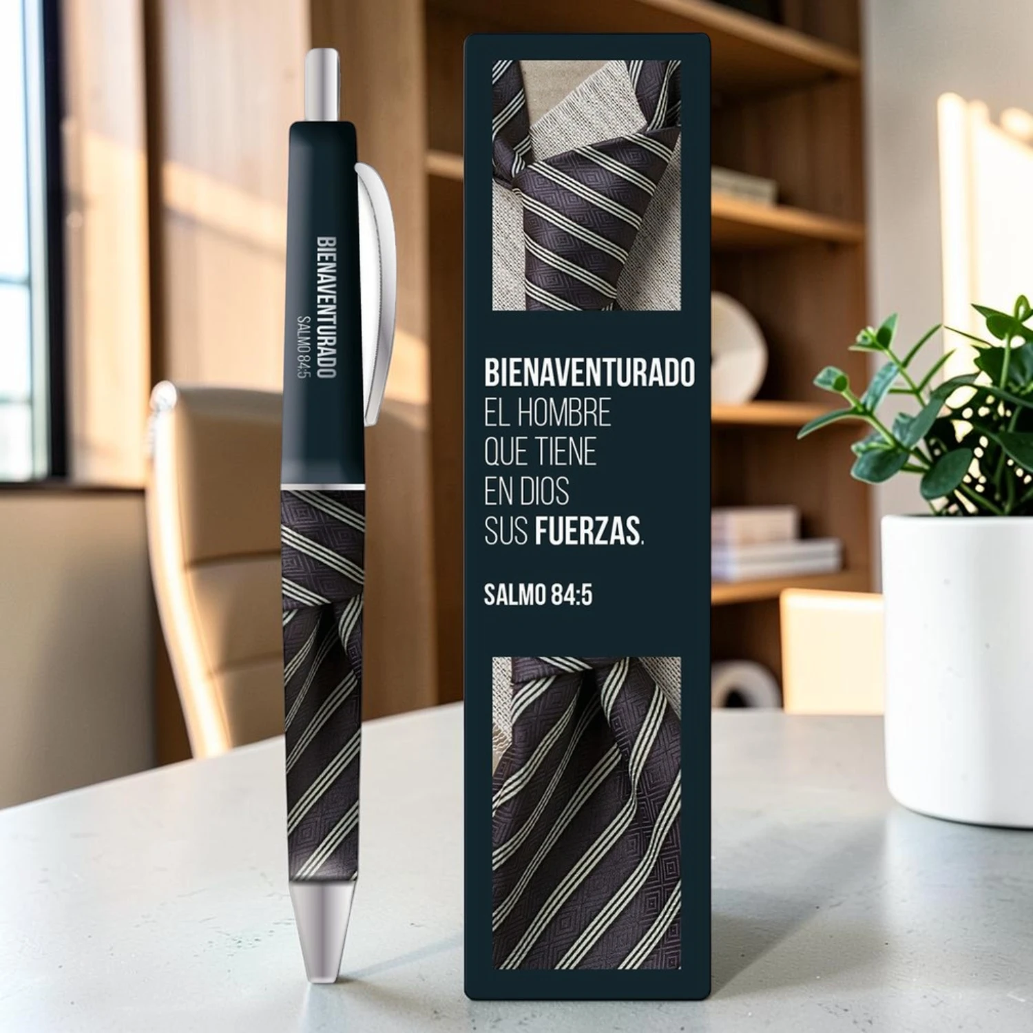 Pack de Separador con Bolígrafo: Bienaventurado el hombre - Salmo 84:5