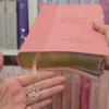 Biblia Personalizada Rosada – Letra Super Gigante 19 Puntos – Reina Valera 1960 – Tamaño Manual – Español