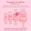 Biblia Personalizada Aqua de Mariposas - Letra Grande de 12 Puntos - Reina Valera 1960 - Tamaño Manual con Cierre - Español