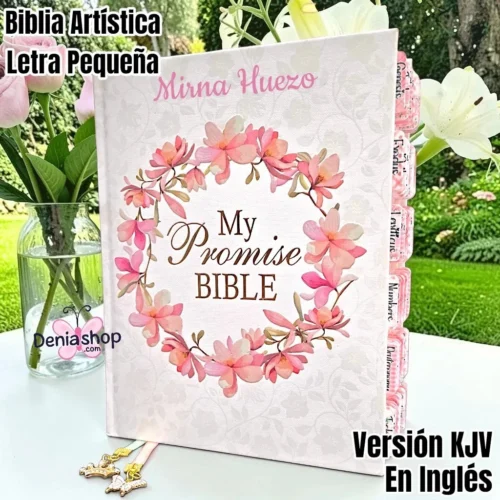 237284.jpg Biblia Personalizada My Promise Bible - Letra Pequeña de 8.65 Puntos - Version NLT - Tamaño Regular - Inglés