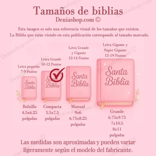 Biblia Personalizada Estilo Cartera Negra - Letra Grande de 12 Puntos - Reina Valera 1960 - Tamaño Compacta - Español